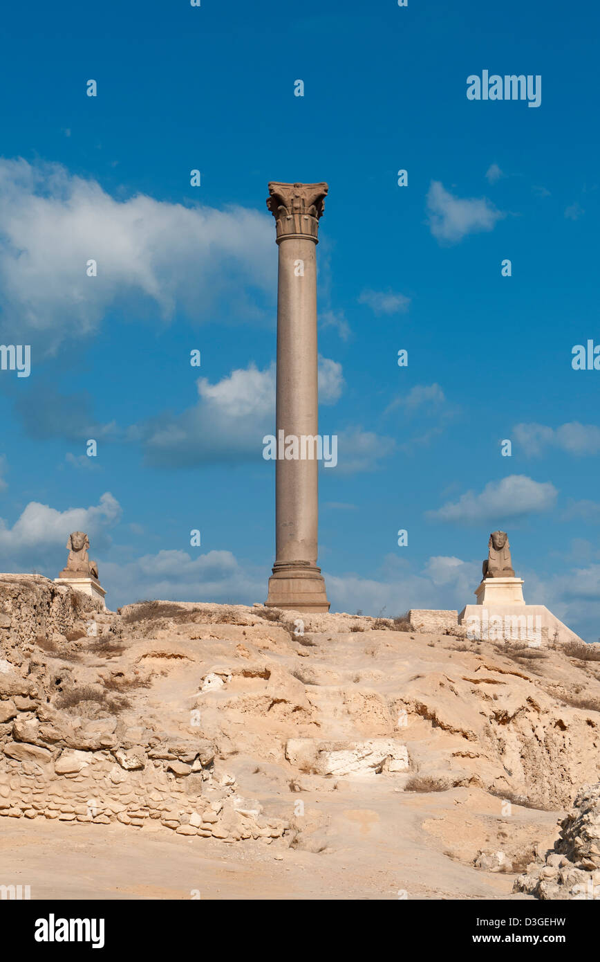 Pompey's Pillar (Memorial Of Diocletian), Roman Triumphal Column in ...