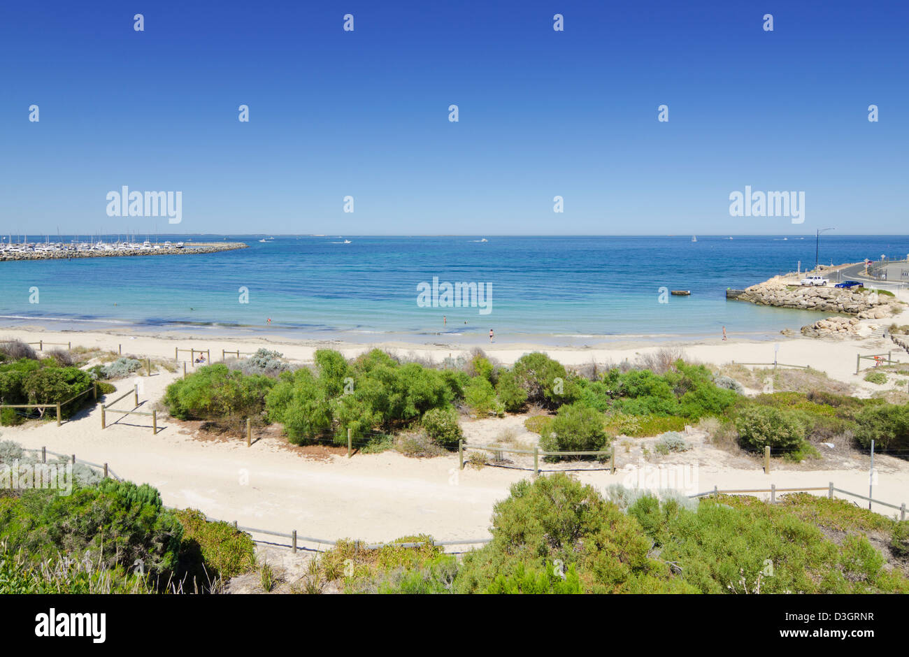 Bathers Beach, Fremantle, Western Australia Stock Photo