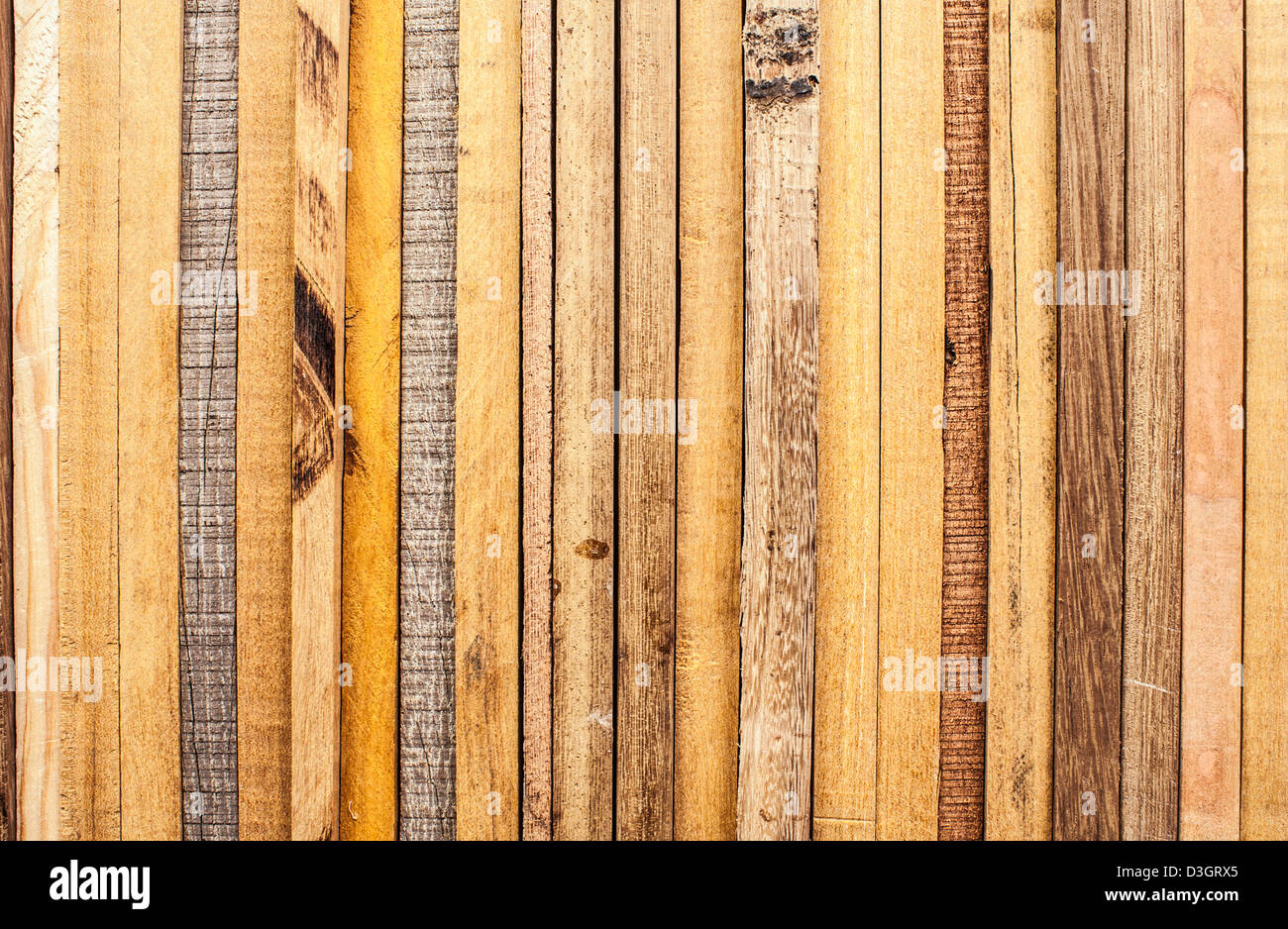 different small wood planks textures ,background Stock Photo