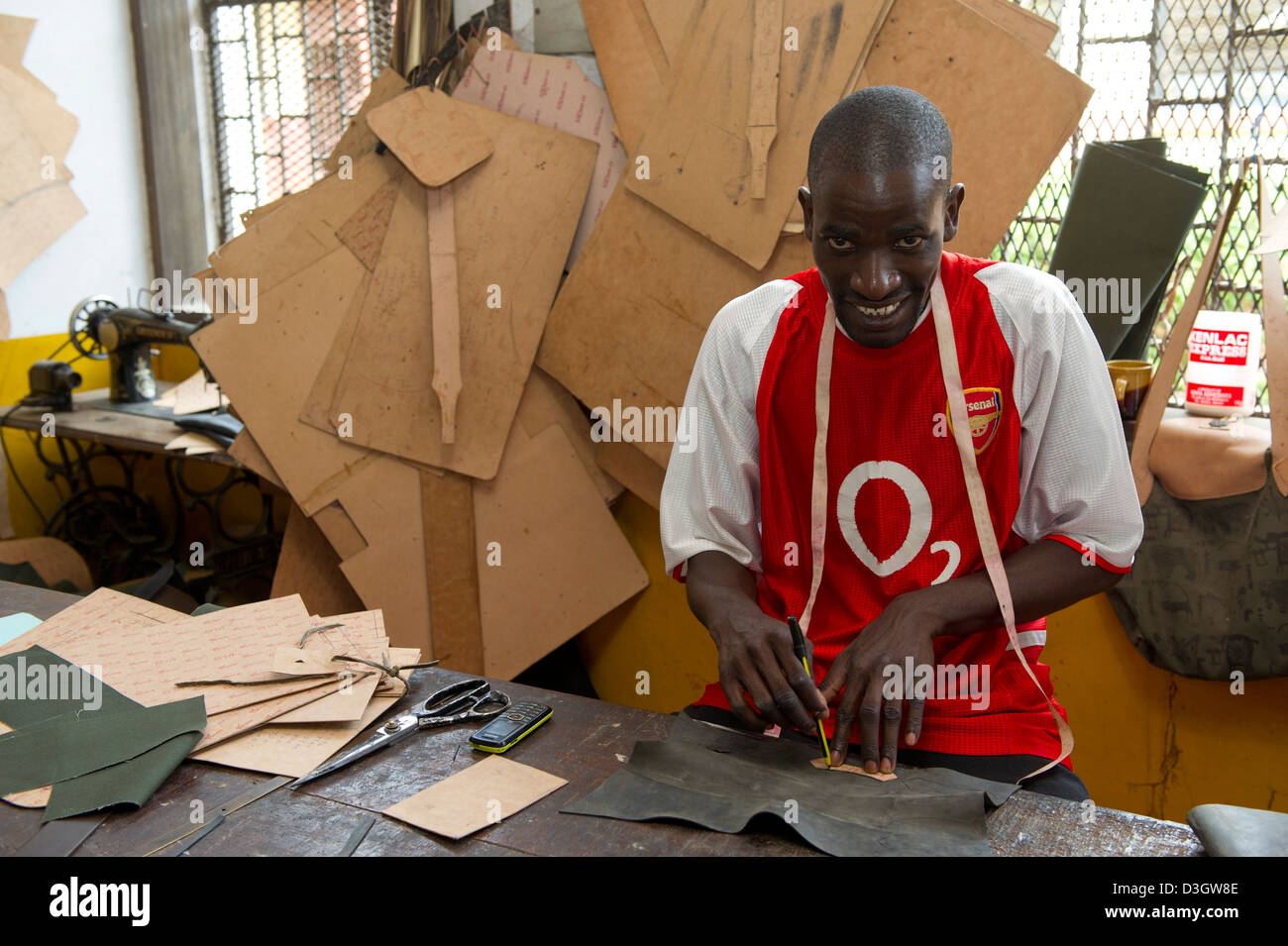Leather Bombolulu craft center employing disabled