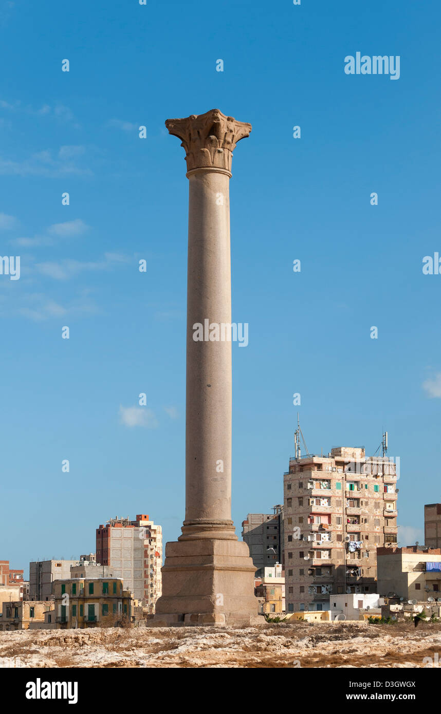 Pompey's Pillar (Memorial Of Diocletian), Roman Triumphal Column in ...