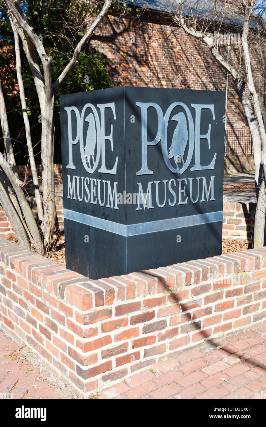 Edgar Allan Poe Museum In Downtown Richmond, Virginia Stock Photo Alamy