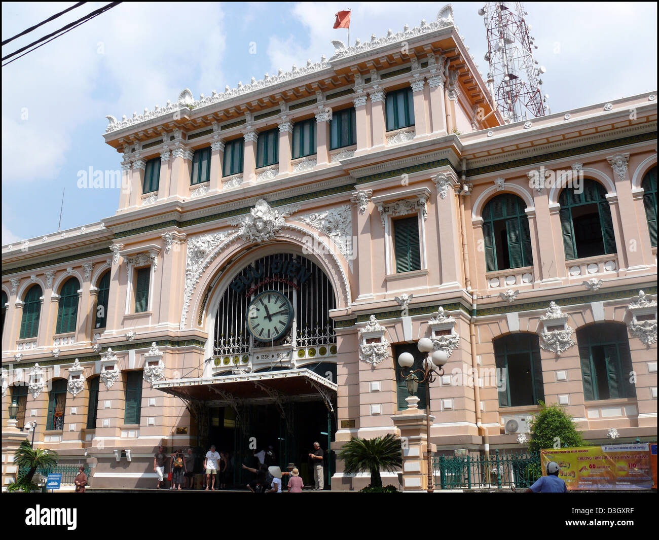 The General Post Office of Ho Chi Minh City is perhaps one of the city