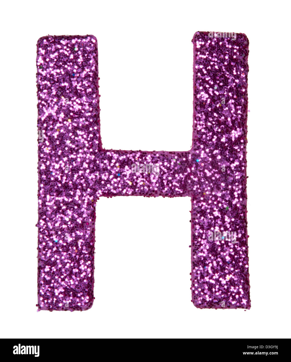 letter of the alphabet H Stock Photo