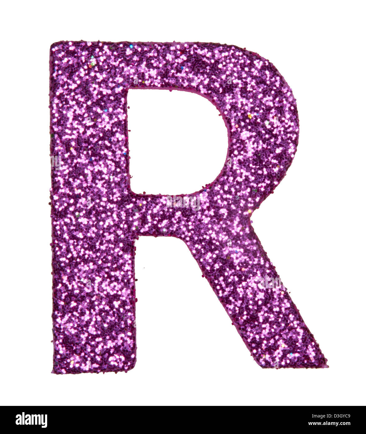 letter of the alphabet R Stock Photo