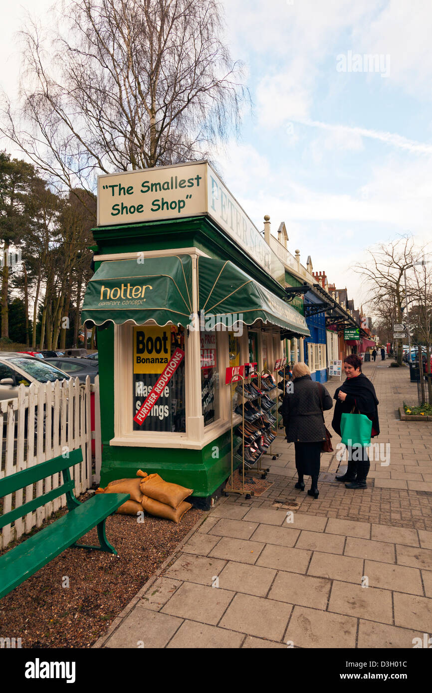 Woodhall Spa Village Lincolnshire UK England High Street parade shops