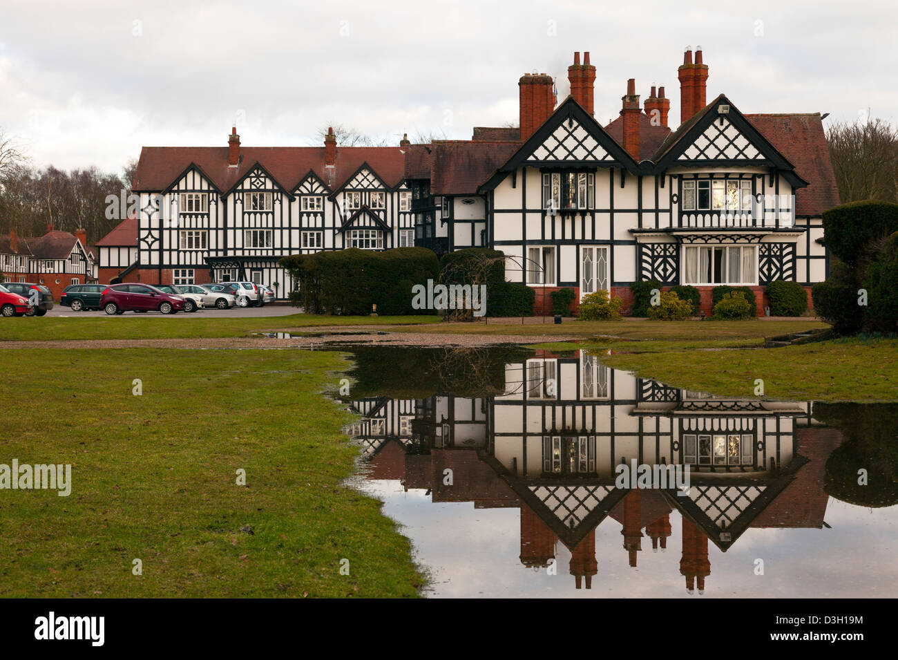Petwood Hotel in Woodhall Spa Lincolnshire village UK England house and gardens Stock Photo Alamy