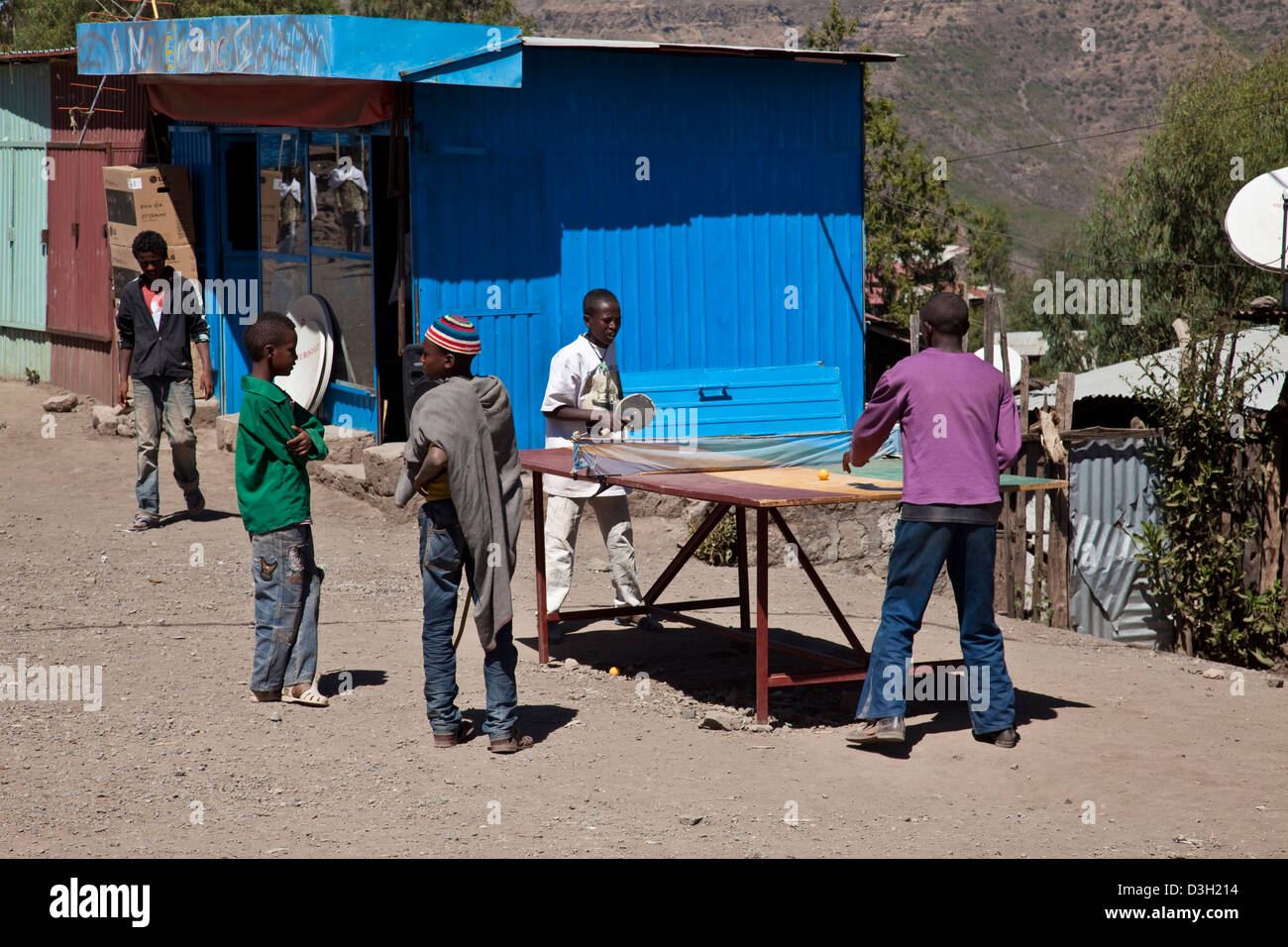 Ethiopian children playing hires stock photography and images Alamy