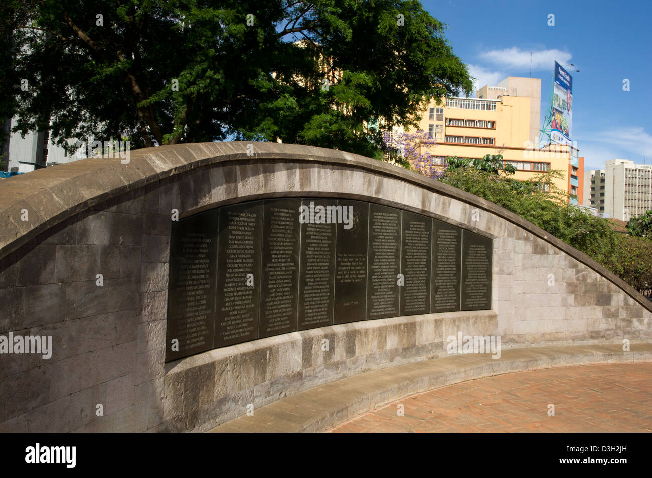 US Embassy bombing memorial, Nairobi, Kenya Stock Photo Alamy
