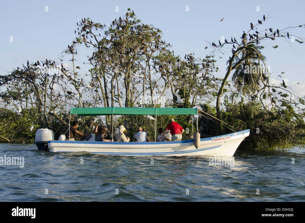 Guatemala, Rio Dulce National Park. Rio Dulce (Sweet River) runs from