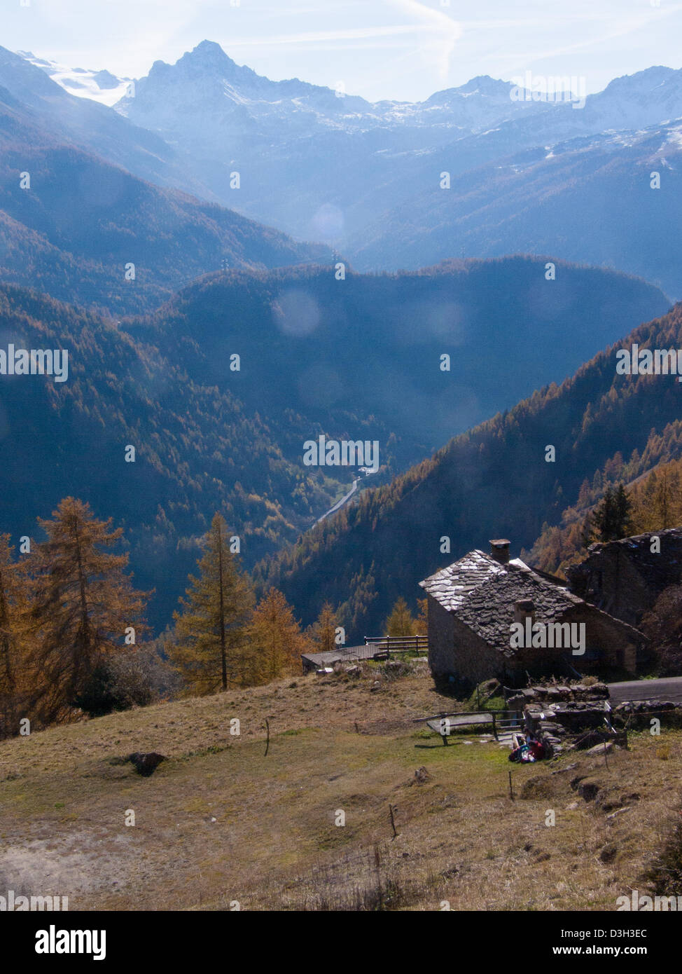 Vallon de la Thuile, Elevaz, Val d´aoste, Italy Stock Photo Alamy