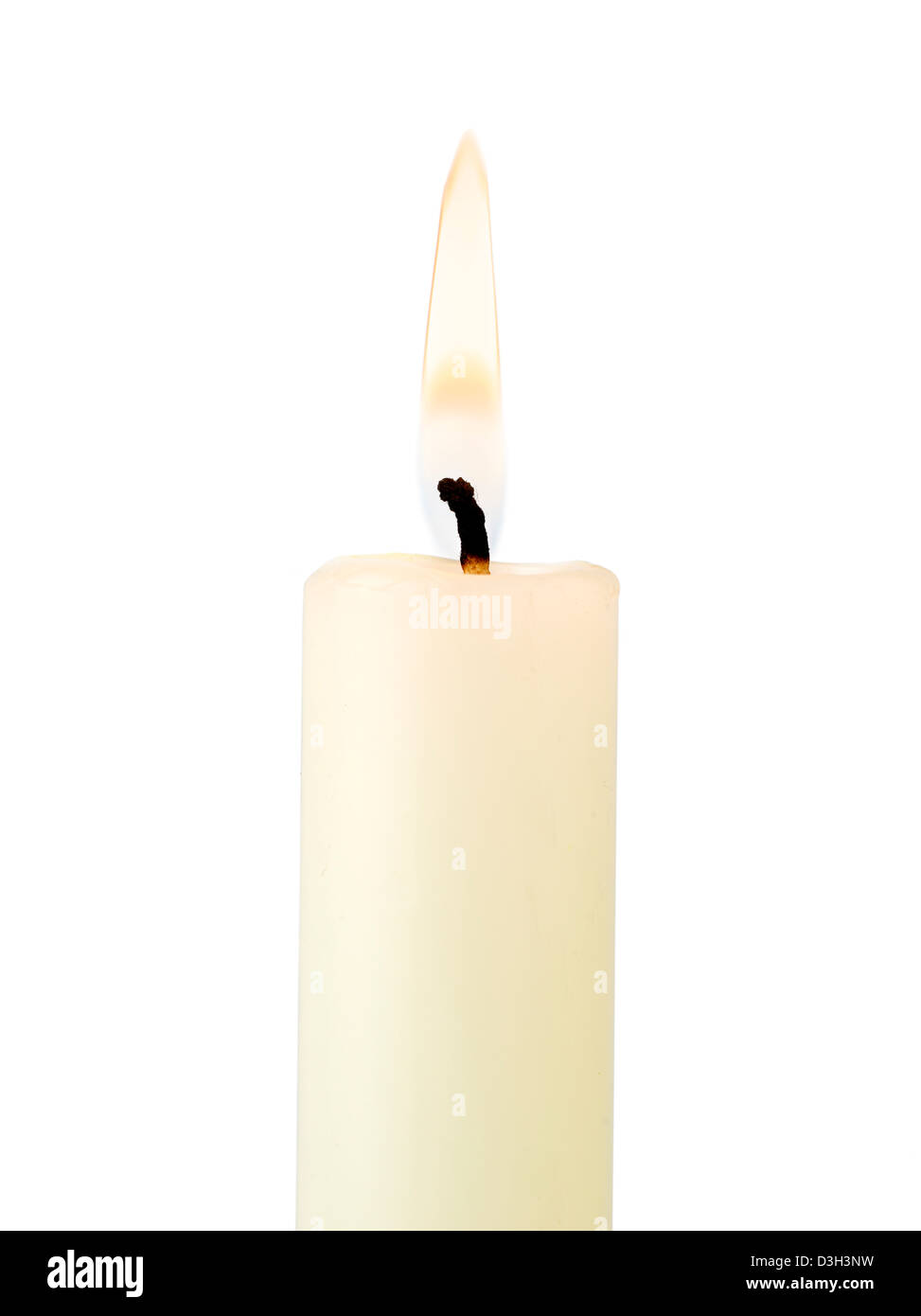 Candle flame Stock Photo