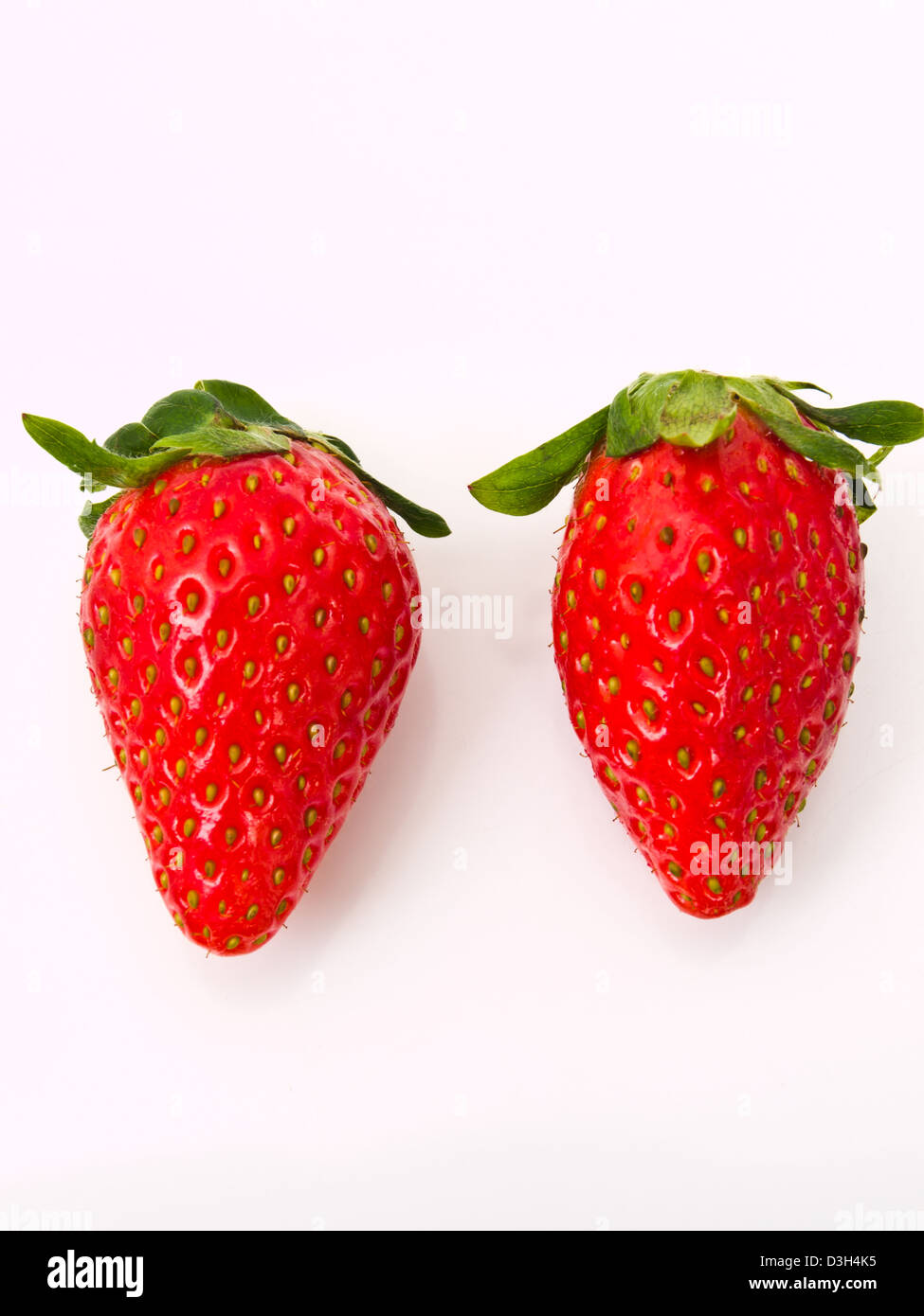 Fresh strawberry Isolated on white background Stock Photo - Alamy