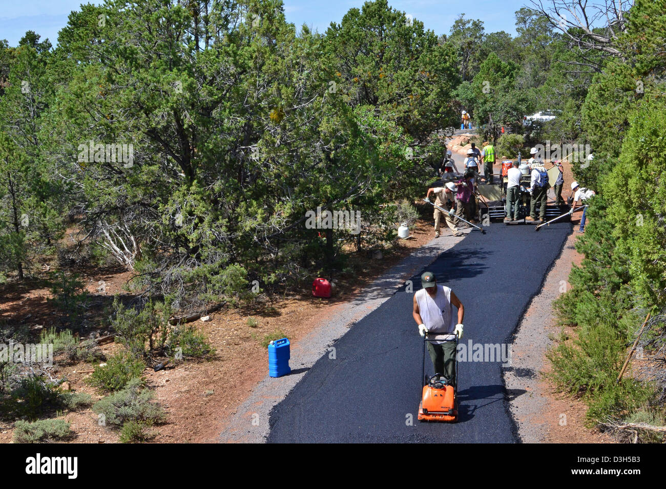 Construction of the South Rim Greenway at Grand Canyon National Park ...