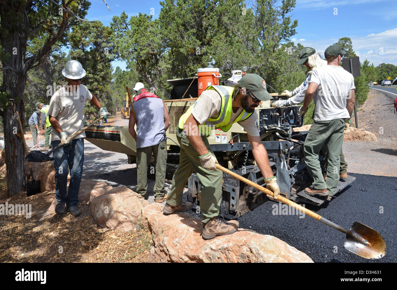 Construction of the South Rim Greenway at Grand Canyon National Park ...