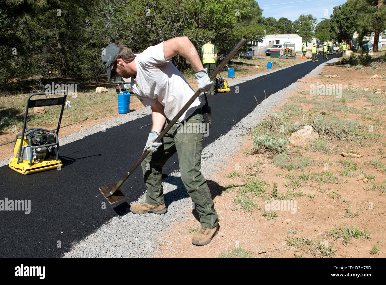 Grand Canyon National Park Greenway Trail Construction 0077 Stock Photo Alamy