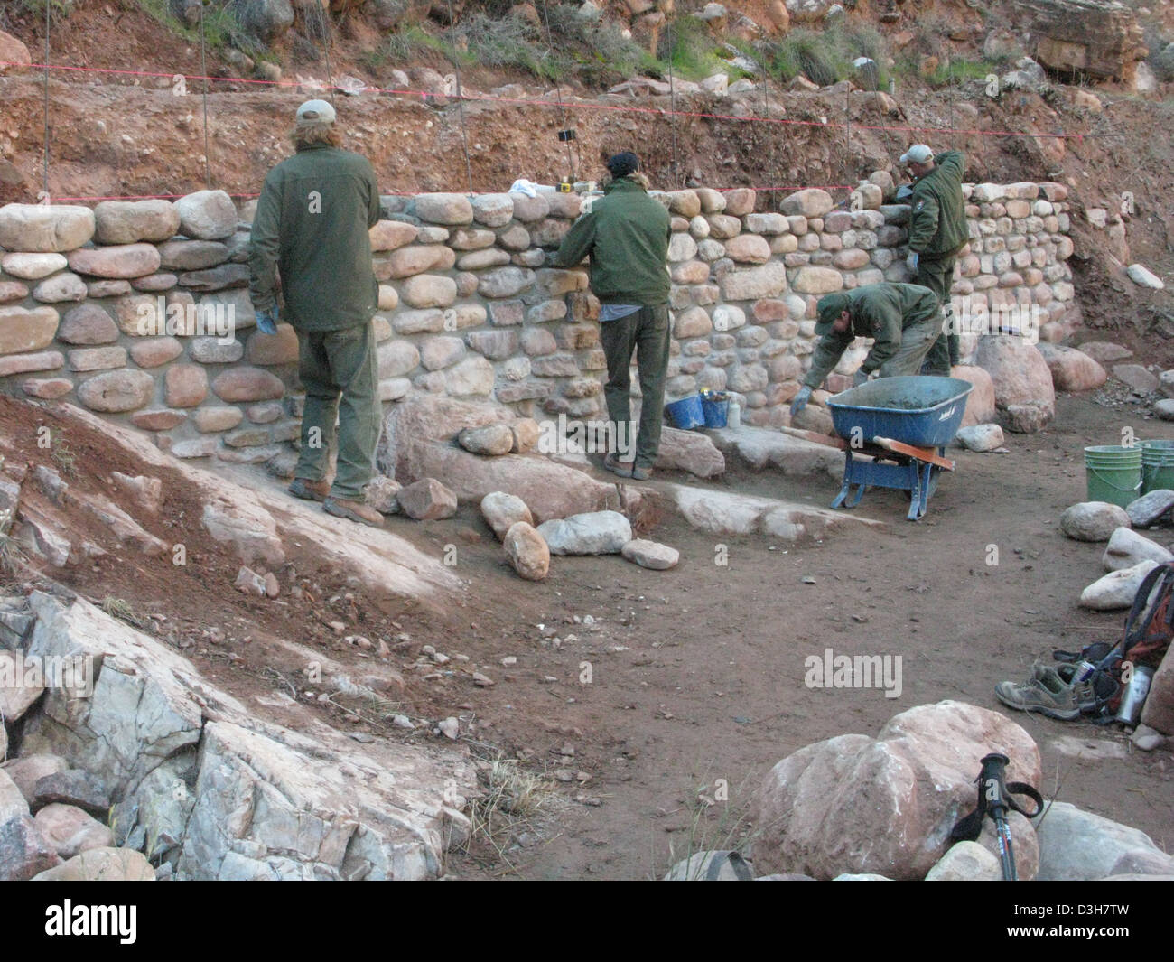 The Grand Canyon National Park trail crew is responsible for building ...