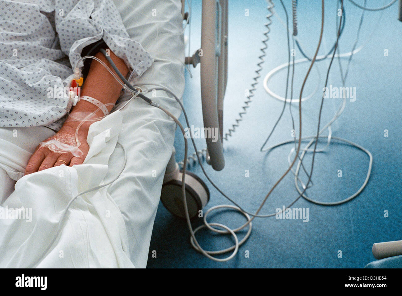Closeup elderly patient arm hi-res stock photography and images - Alamy