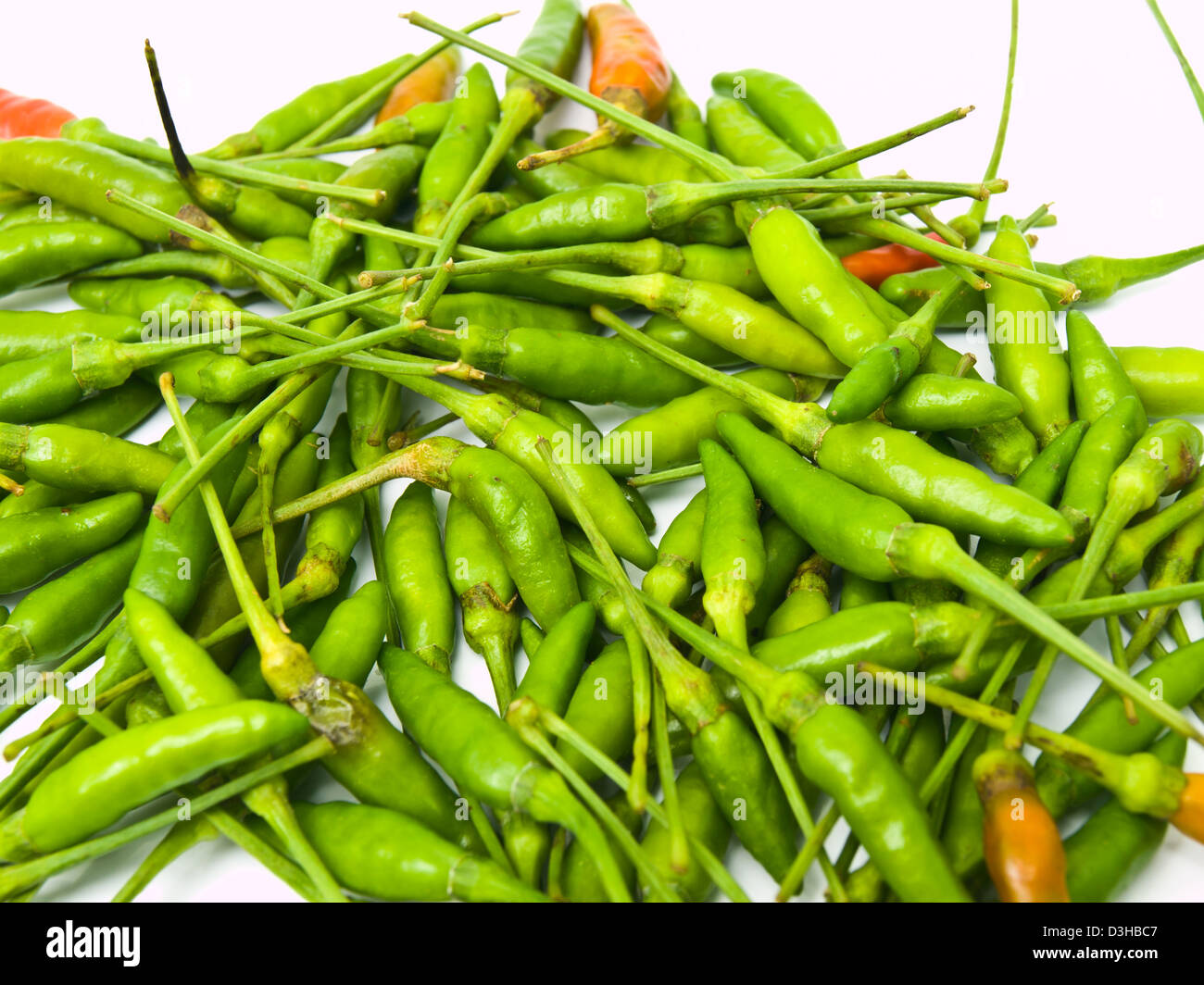 Green bird's eye chillies hires stock photography and images Alamy