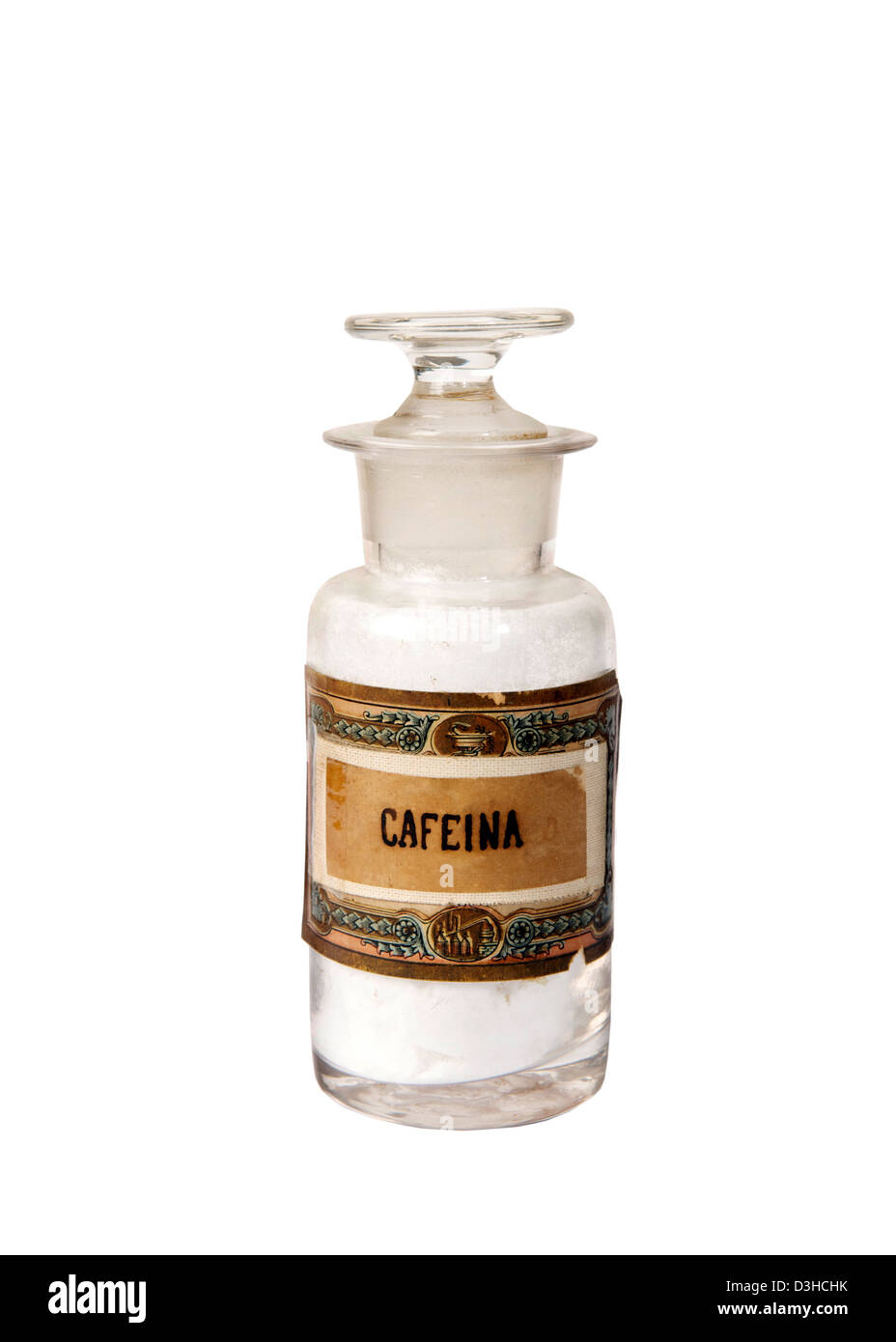 Antique glass bottle for pharmaceutical use Stock Photo Alamy