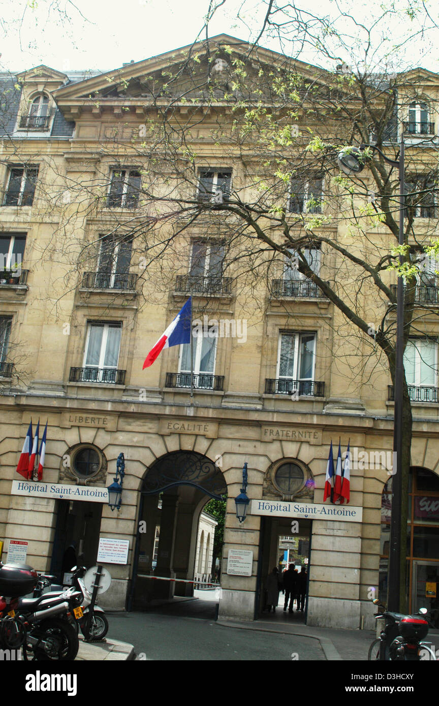 ST ANTOINE HOSPITAL, PARIS Stock Photo Alamy