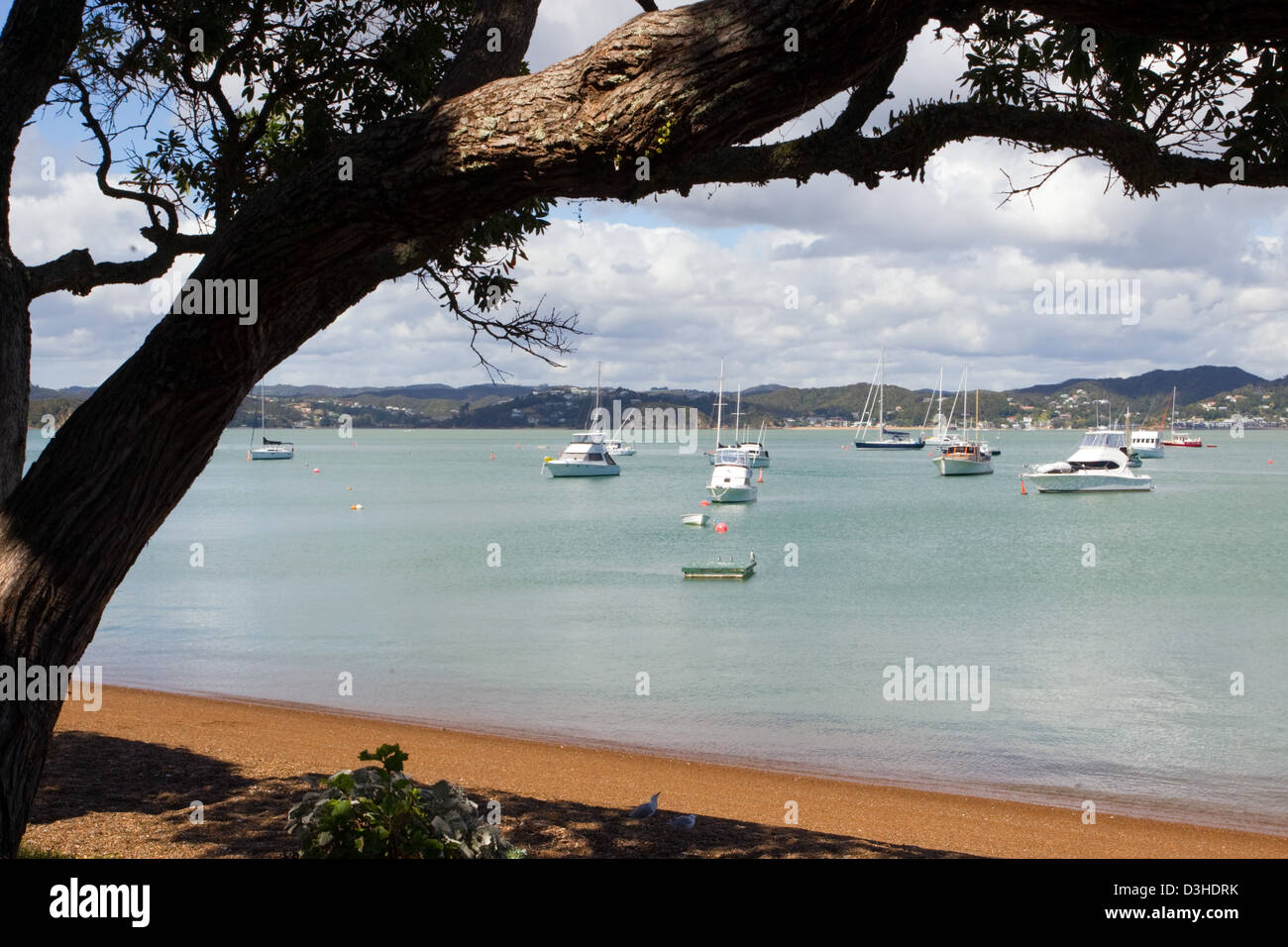 Harbour View, Russell, Bay of Islands, New Zealand, Friday, February 08, 2013. Stock Photo