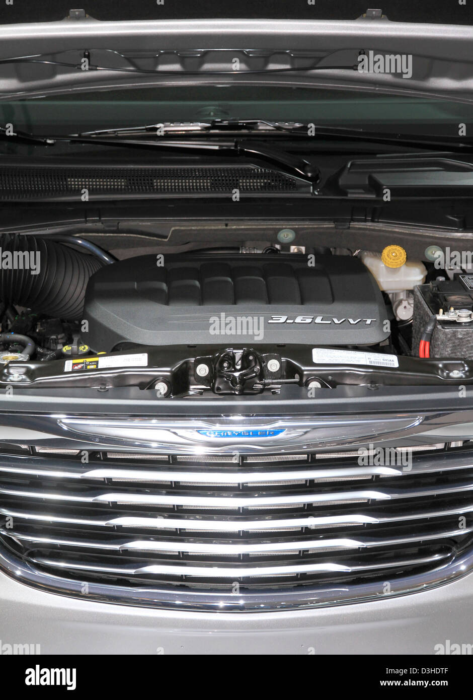 Chrysler Engine Stock Photo