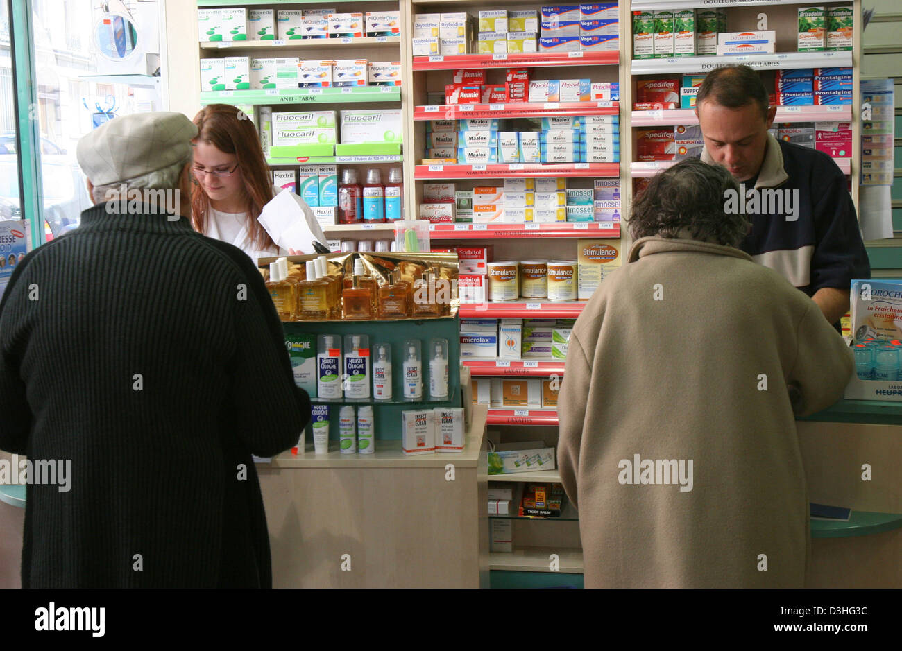 INTERIOR OF A CHEMIST'S SHOP Stock Photo - Alamy