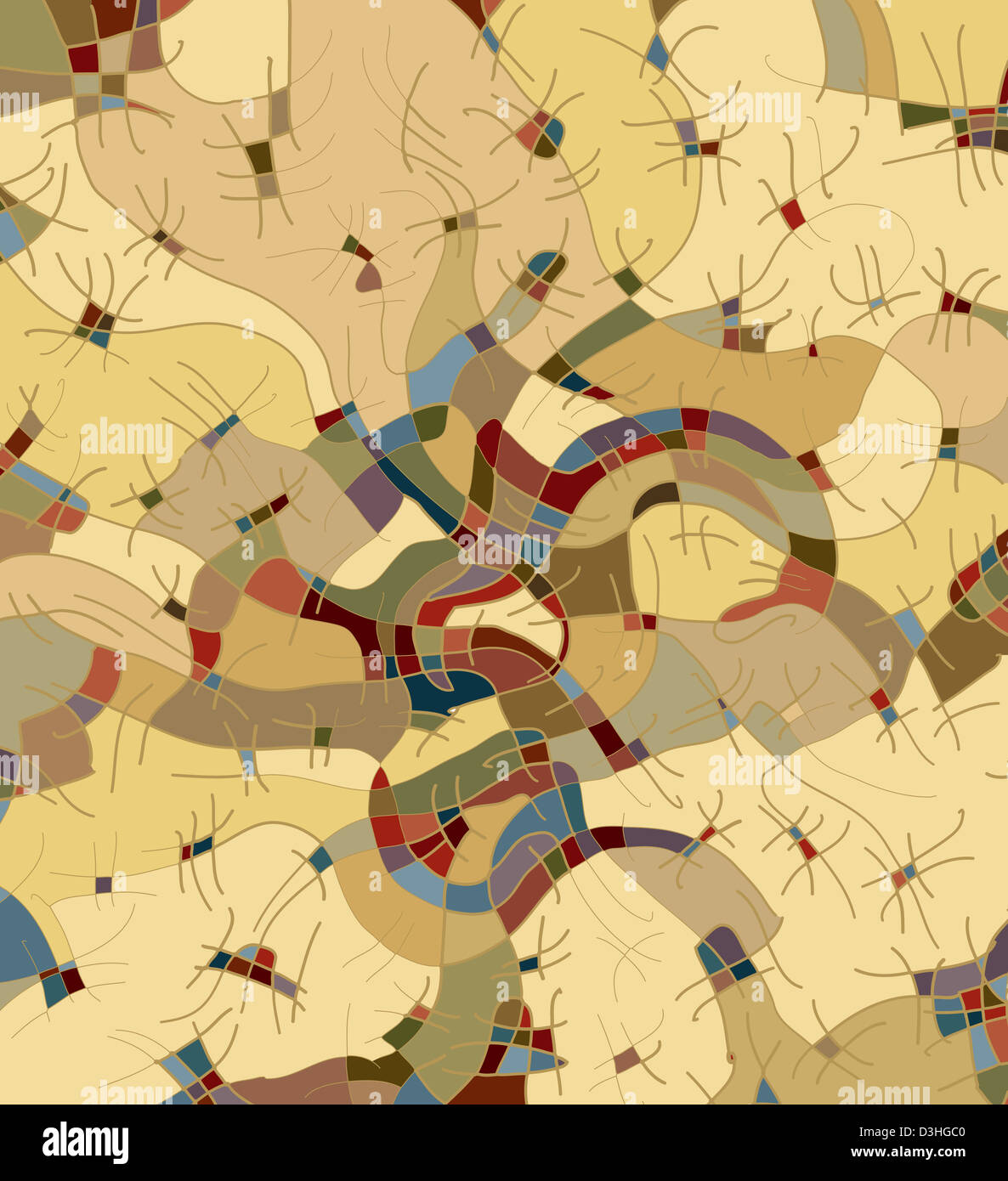 Abstract decorative structure III. Bright color background vector ...