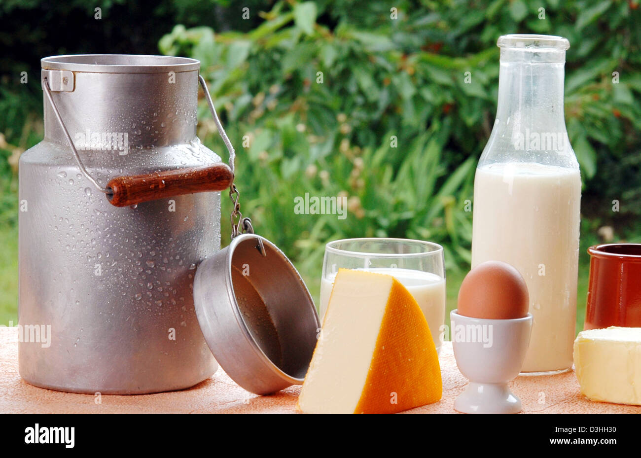 DAIRY PRODUCT Stock Photo