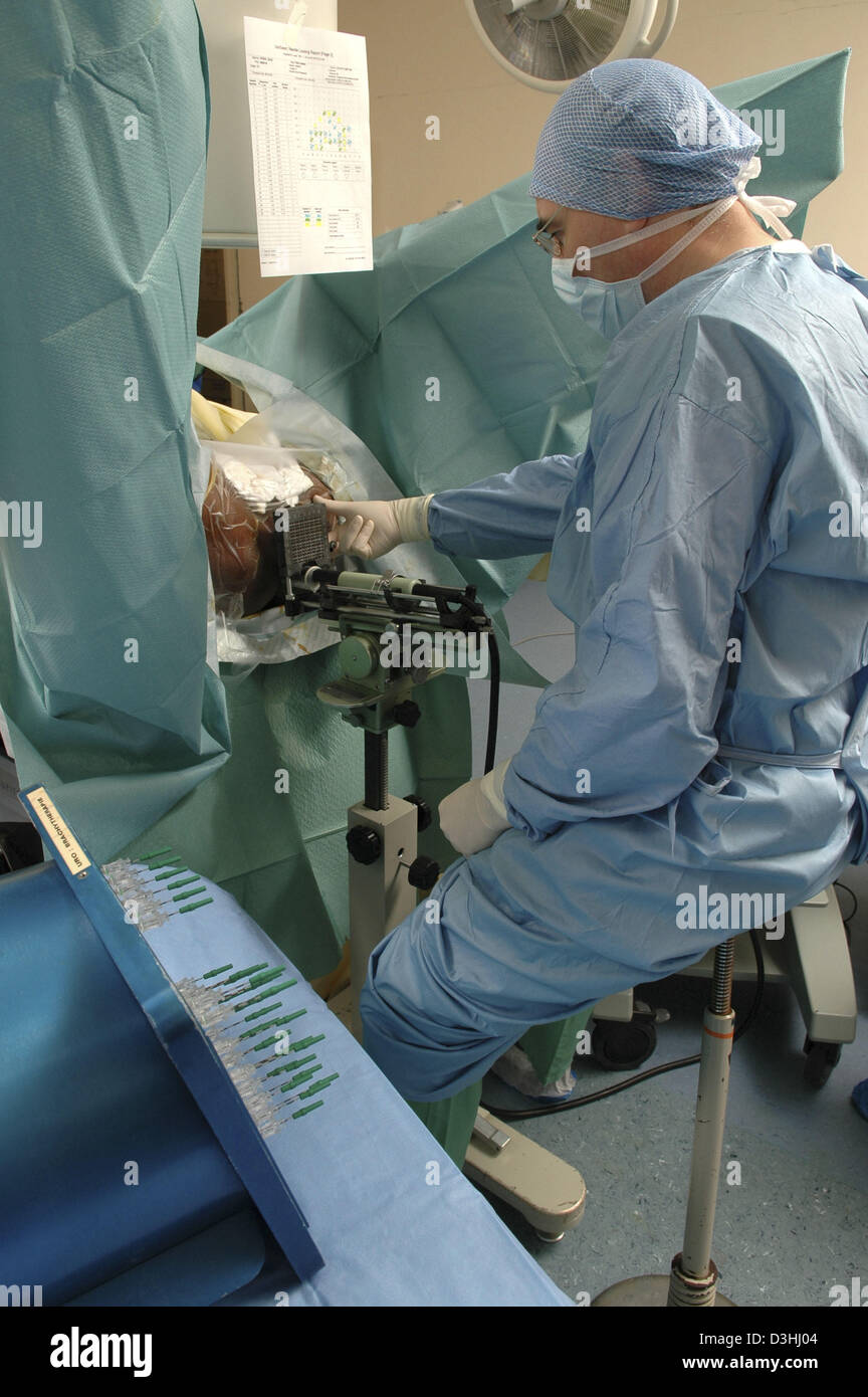 PROSTATE BRACHYTHERAPY Stock Photo Alamy