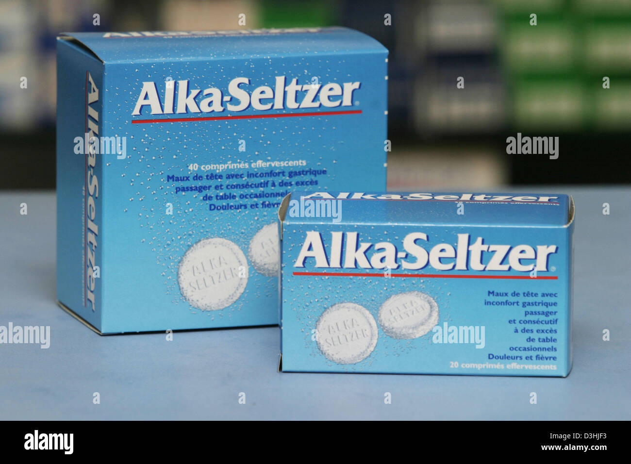 TREATMENT, ALKA SELTZER Stock Photo