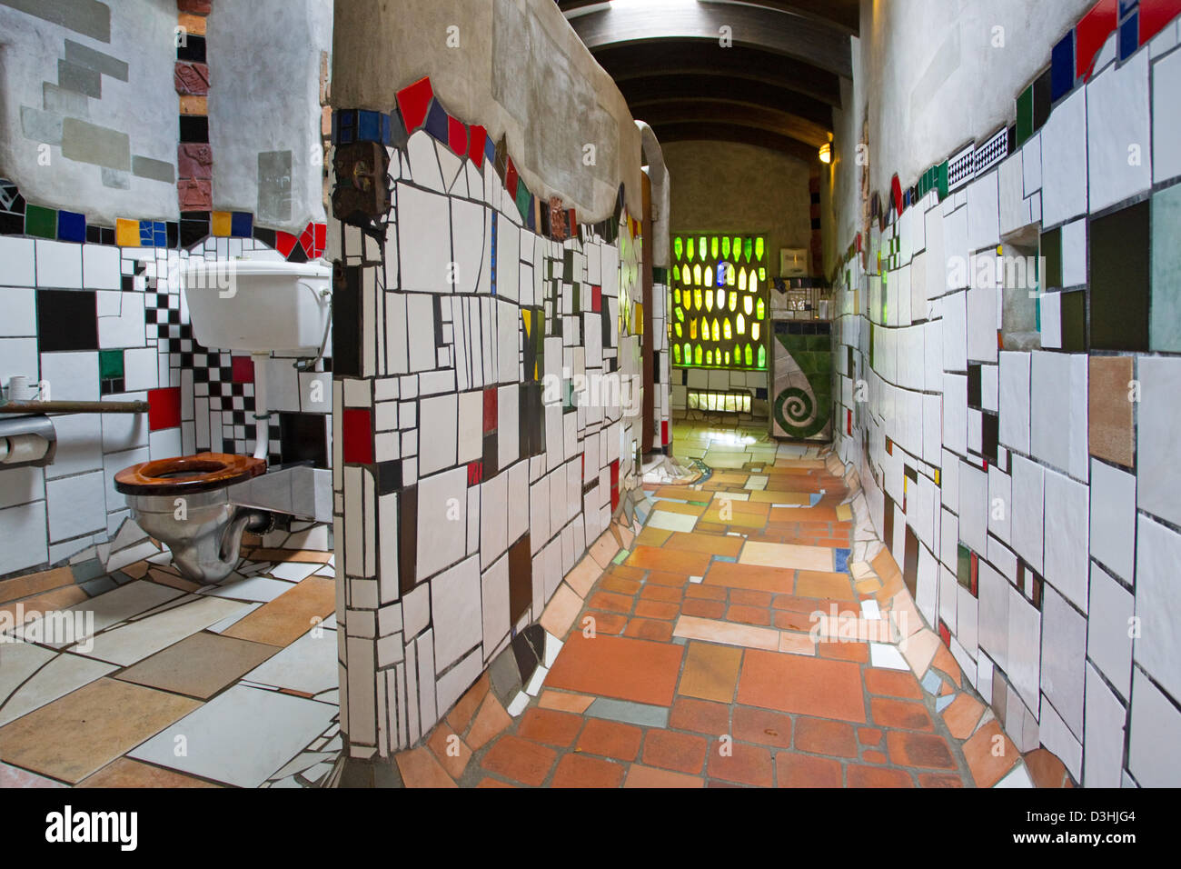 Hundertwasser Toilets, Kawakawa, Bay of Islands, New Zealand, Thursday