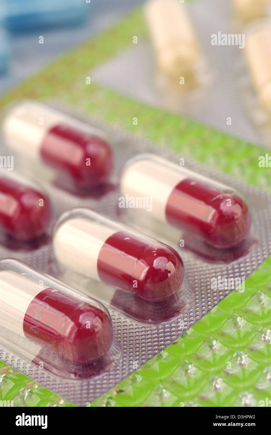 A CAPSULEFORM DRUG Stock Photo Alamy