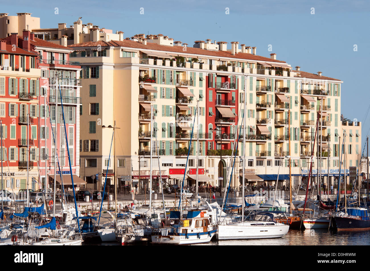 Old port French Riviera Nice France Stock Photo Alamy