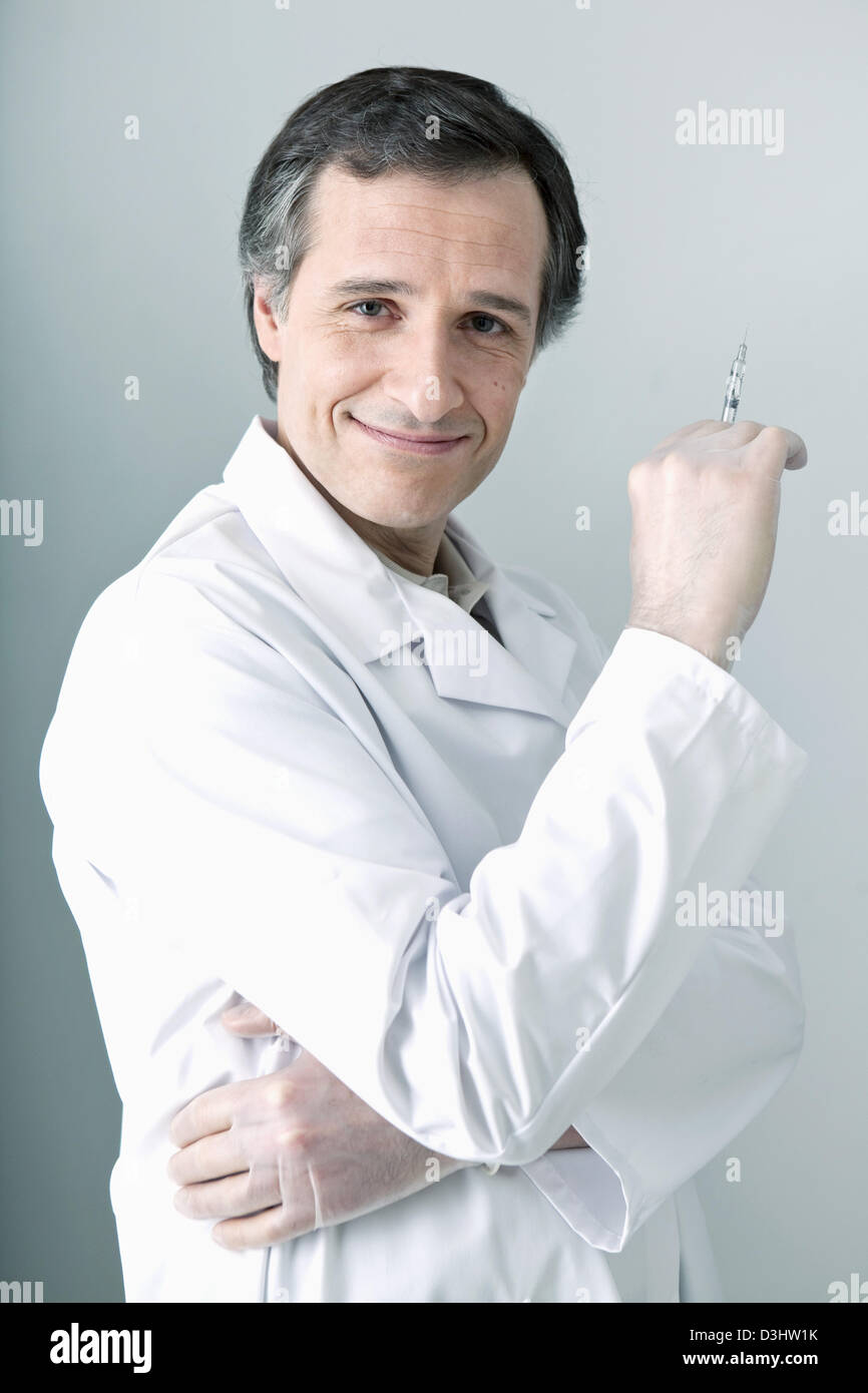 DOCTOR IN HOSPITAL Stock Photo