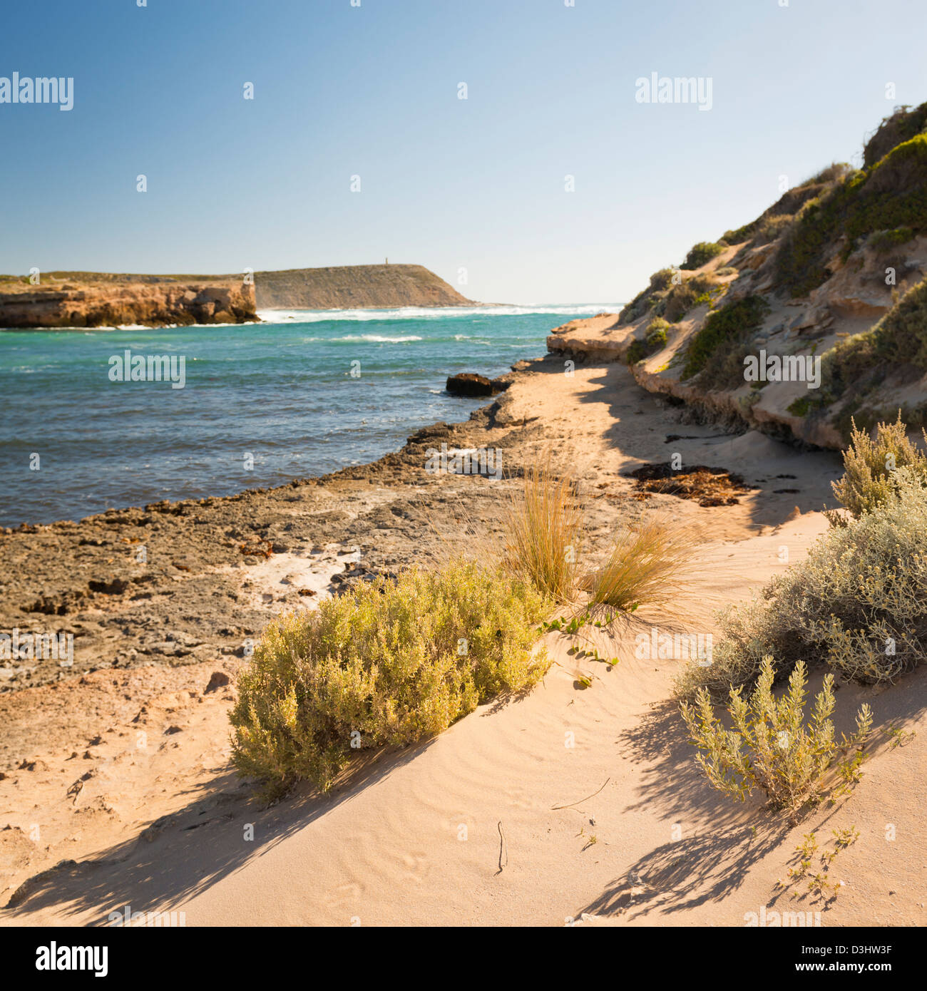 Views out to see from the Yorke Peninsula, South Australia Stock Photo
