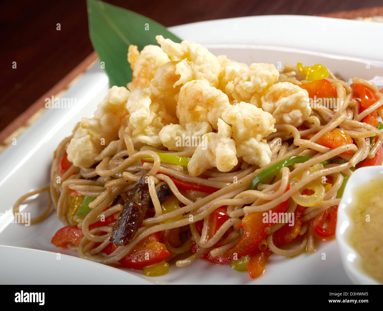 udon noodles with beef tendon stew.Japanese cuisine Stock Photo Alamy
