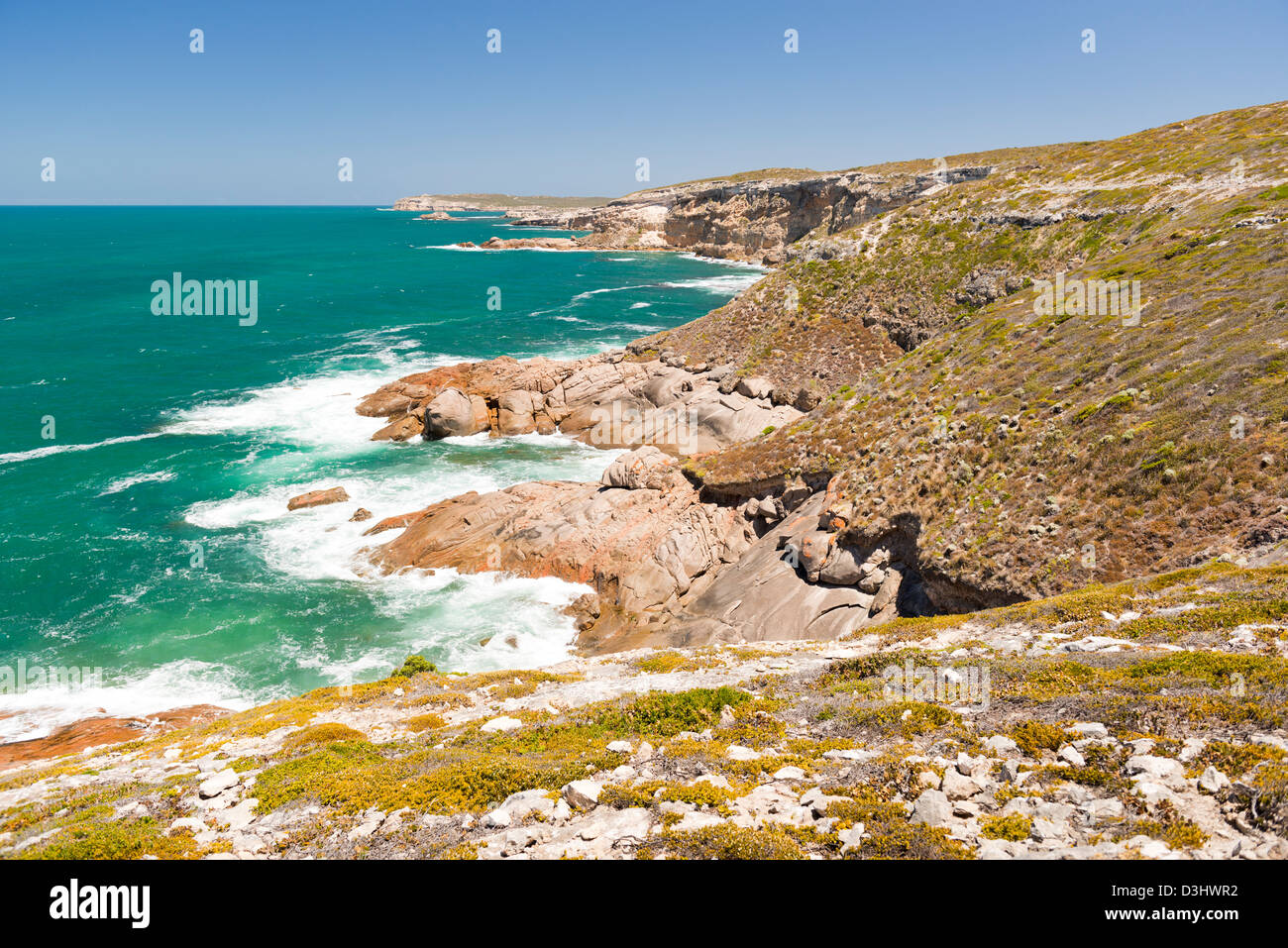 Views along the South Australian coastline on the Yorke Peninsula Stock Photo