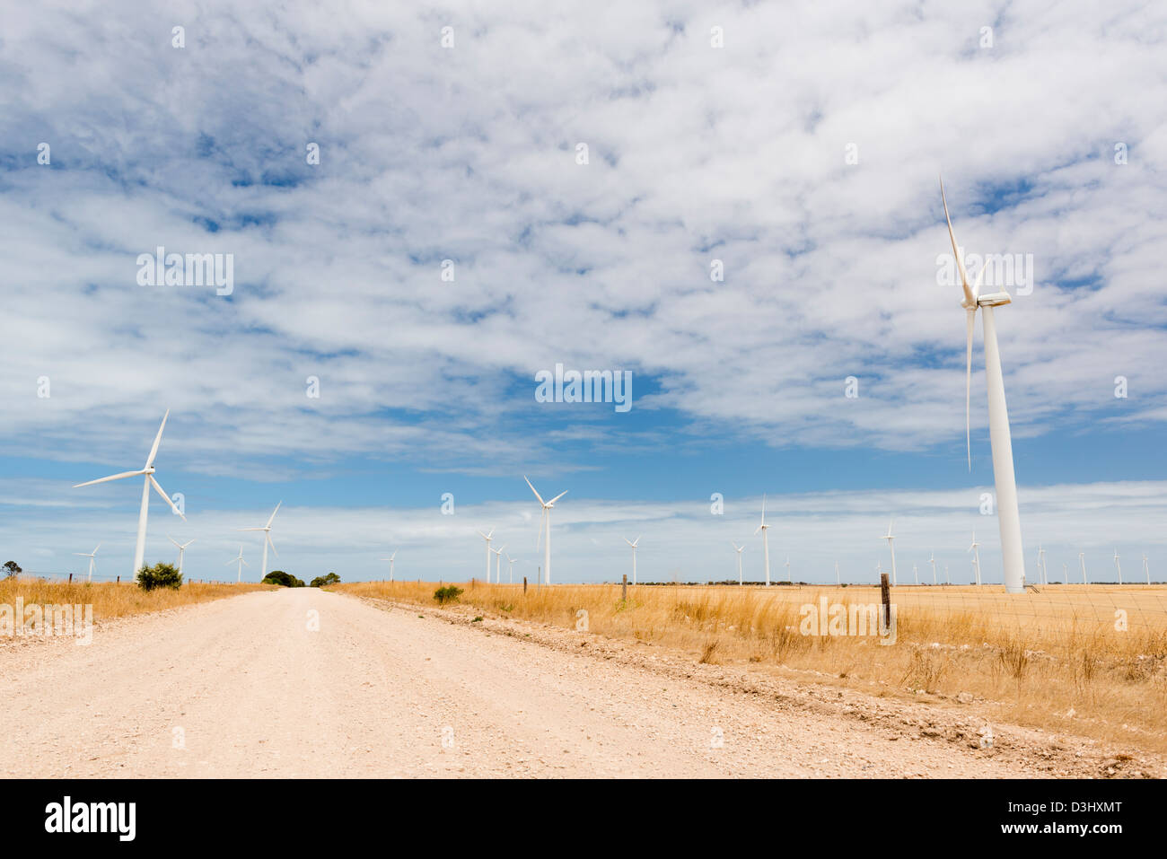 Wind turbines in a wind farm in rural Australia Stock Photo - Alamy