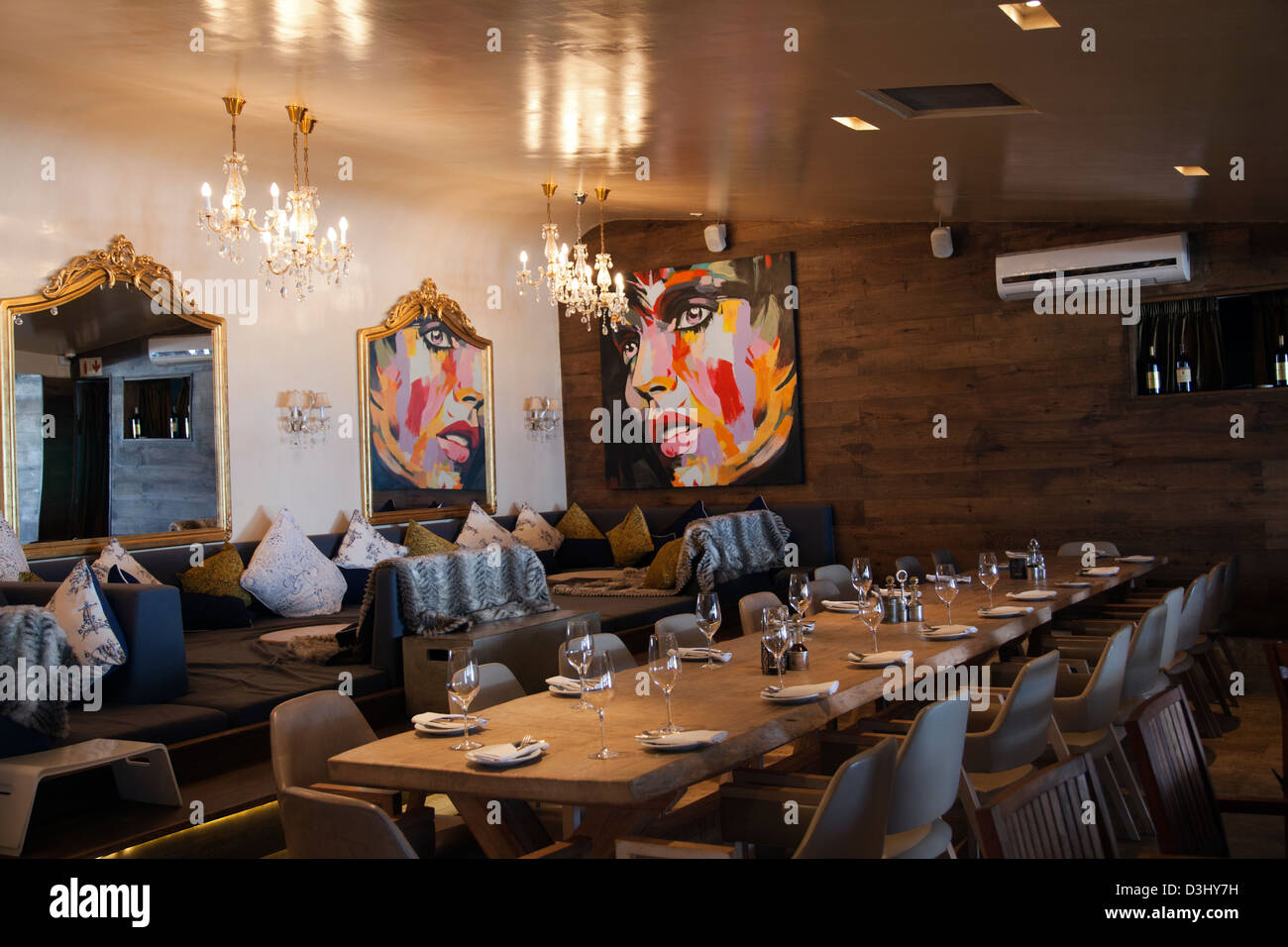 The Bungalow Restaurant in Camps Bay, Cape Town - South Africa Stock Photo  - Alamy