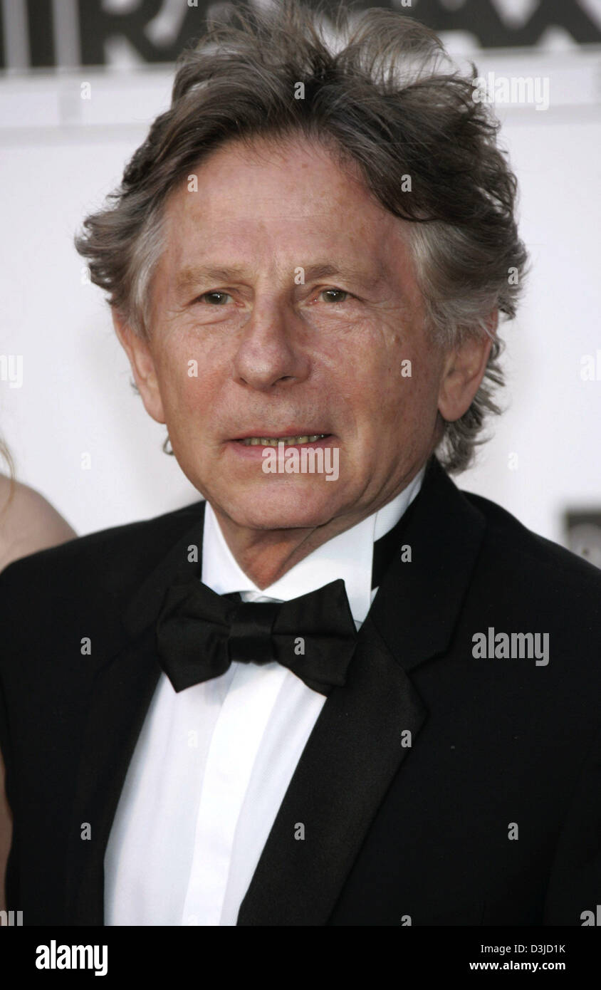 (dpa) - Polish-born film director Roman Polanski attends the amfAR Party 'Cinema Against AIDS 2005' at Le Moulin de Mougins during the 58th International Cannes Film Festival in Mougins, France, 19 May 2005. Stock Photo