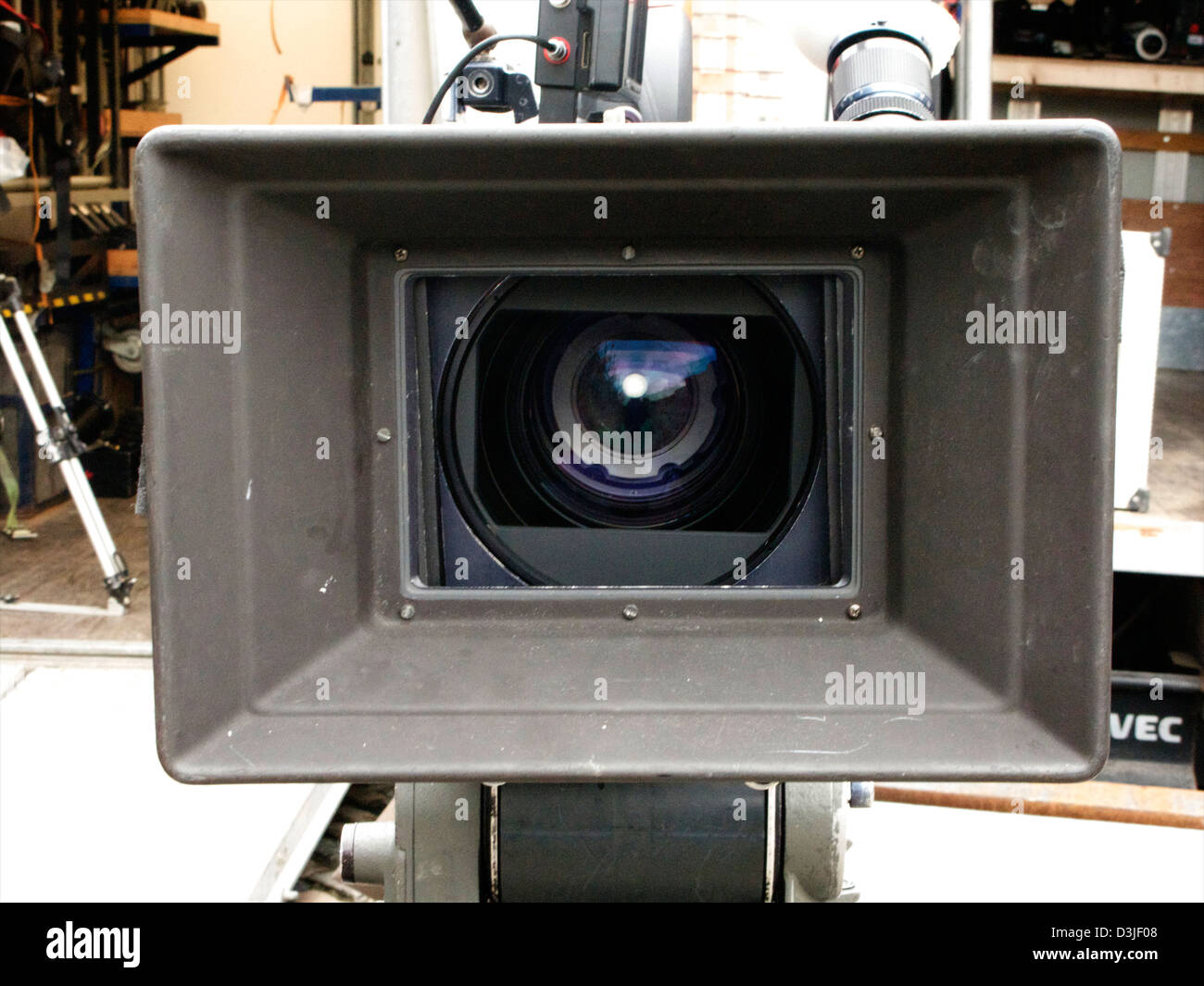 Movie camera on a movie set Stock Photo Alamy