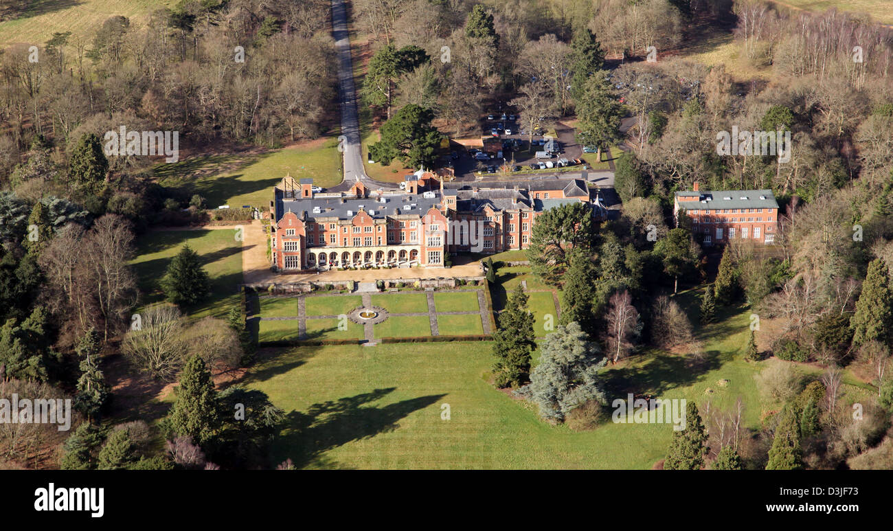 Aerial view of East Hampstead Hall and Conference Centre near Bracknell
