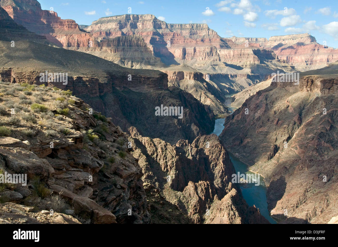 Grand Canyon Tonto Trail 3710 Stock Photo