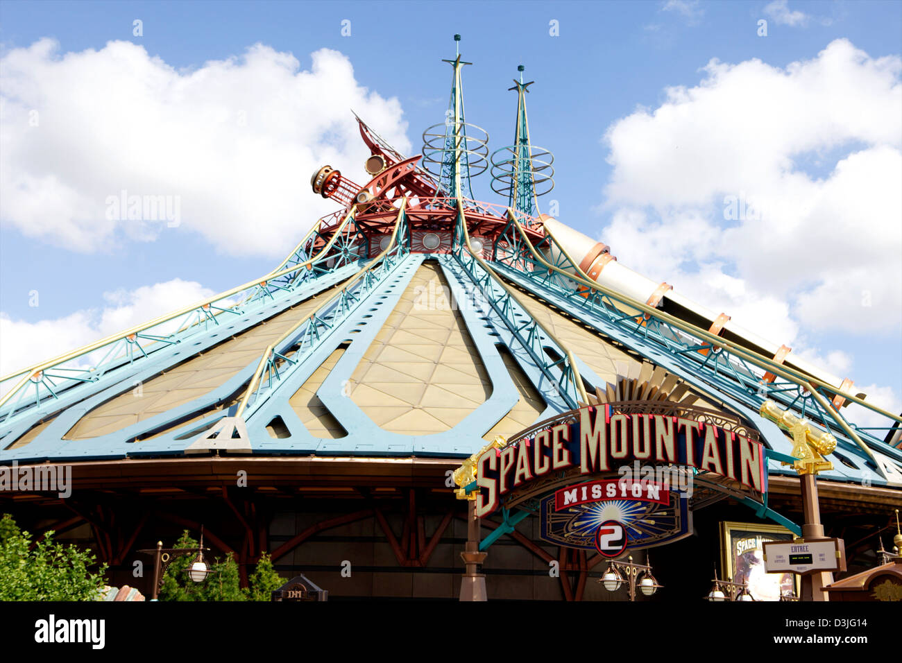 Disneyland, Paris rides, characters, entertainment, theme park Stock