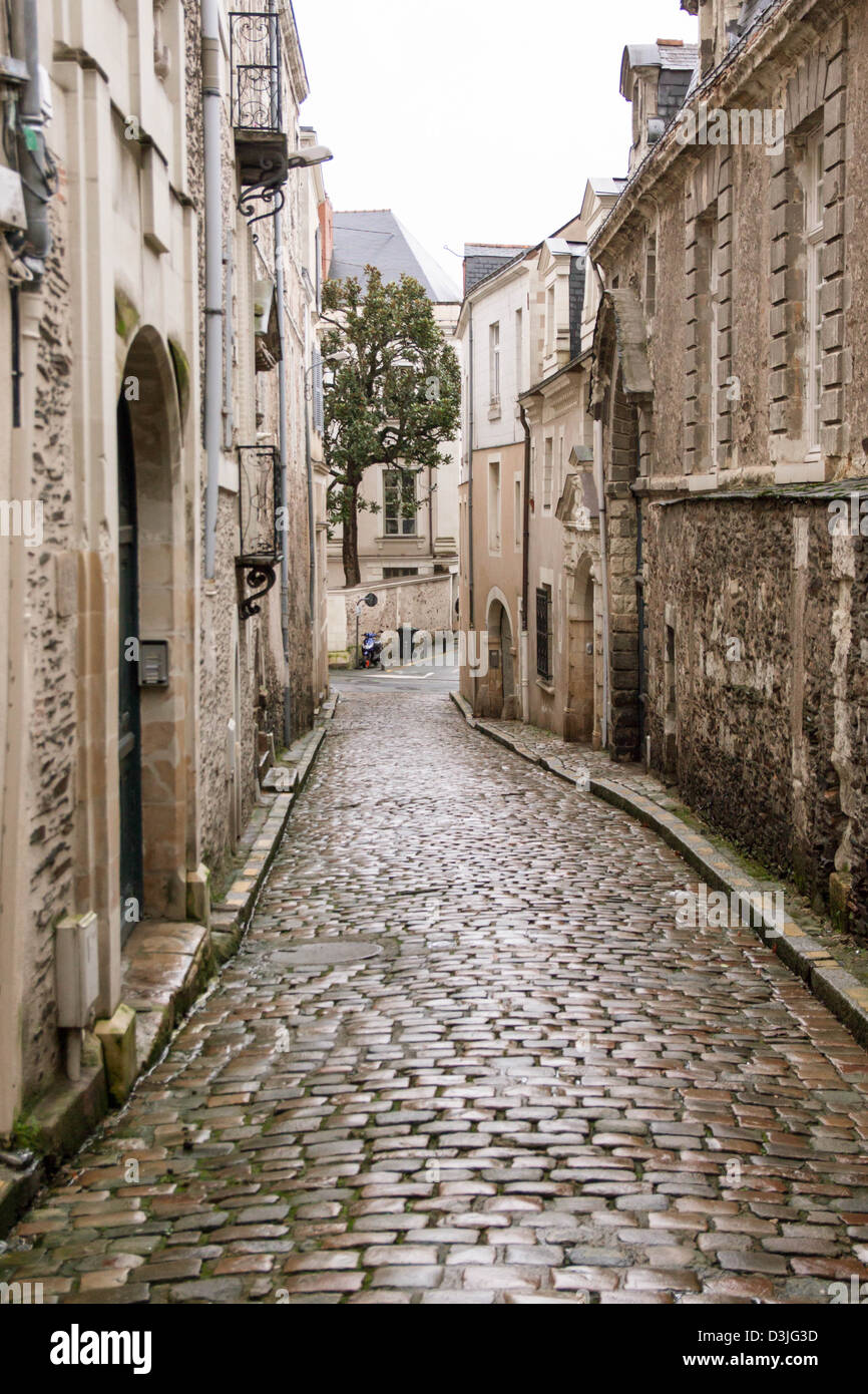 Old French street Stock Photo - Alamy