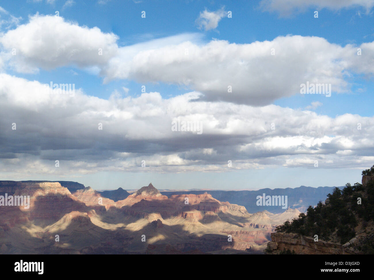 Dec. 2012: Grand Canyon National Park: Storm Approaching 2065 Stock Photo