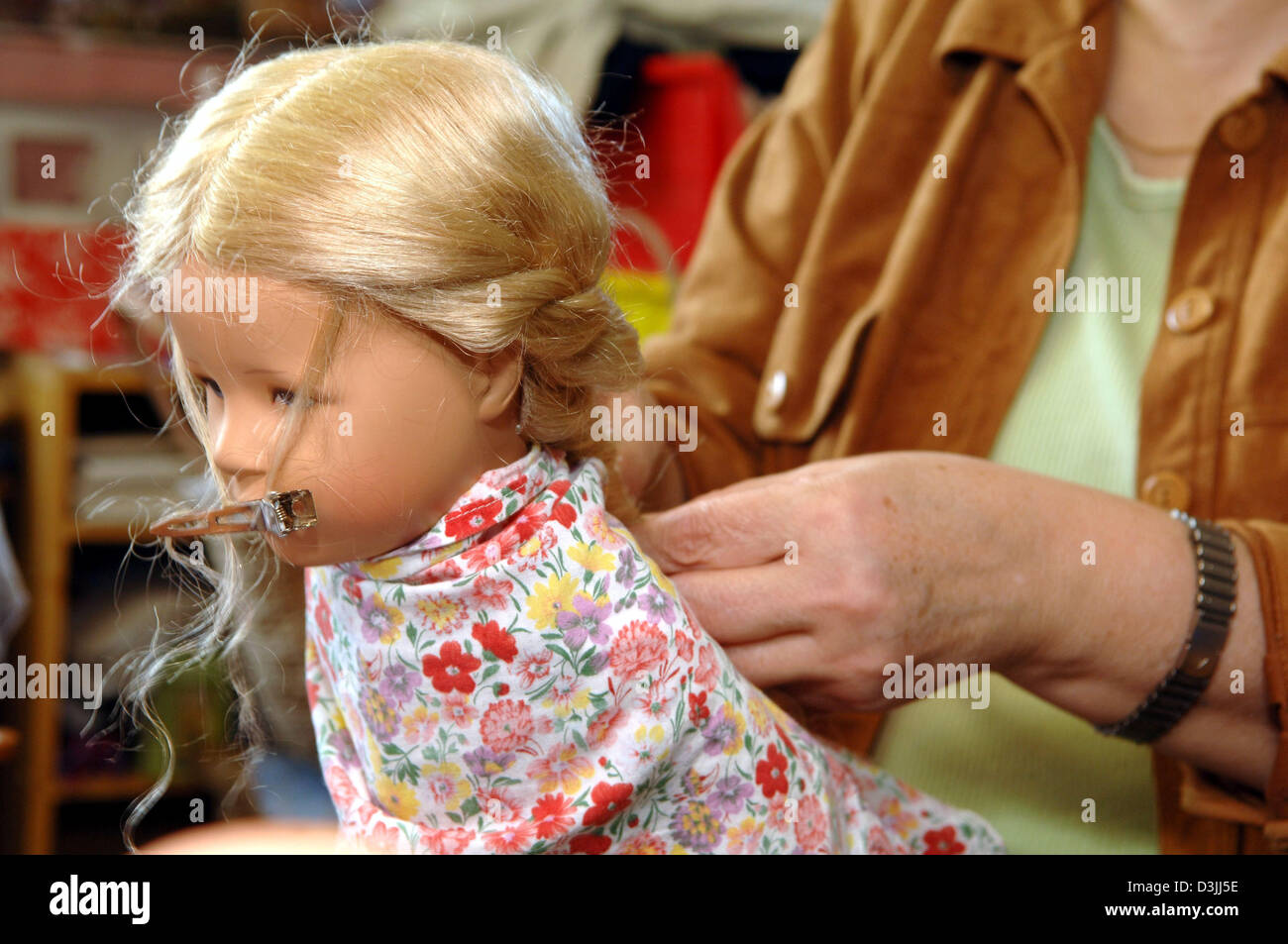 dolls with real hair