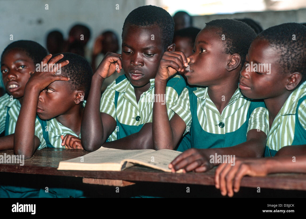 Children in a farm school near Centenary, Zimbabawe Stock Photo